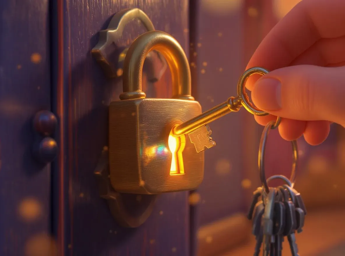 bonne clef pour ouvrir le cadena