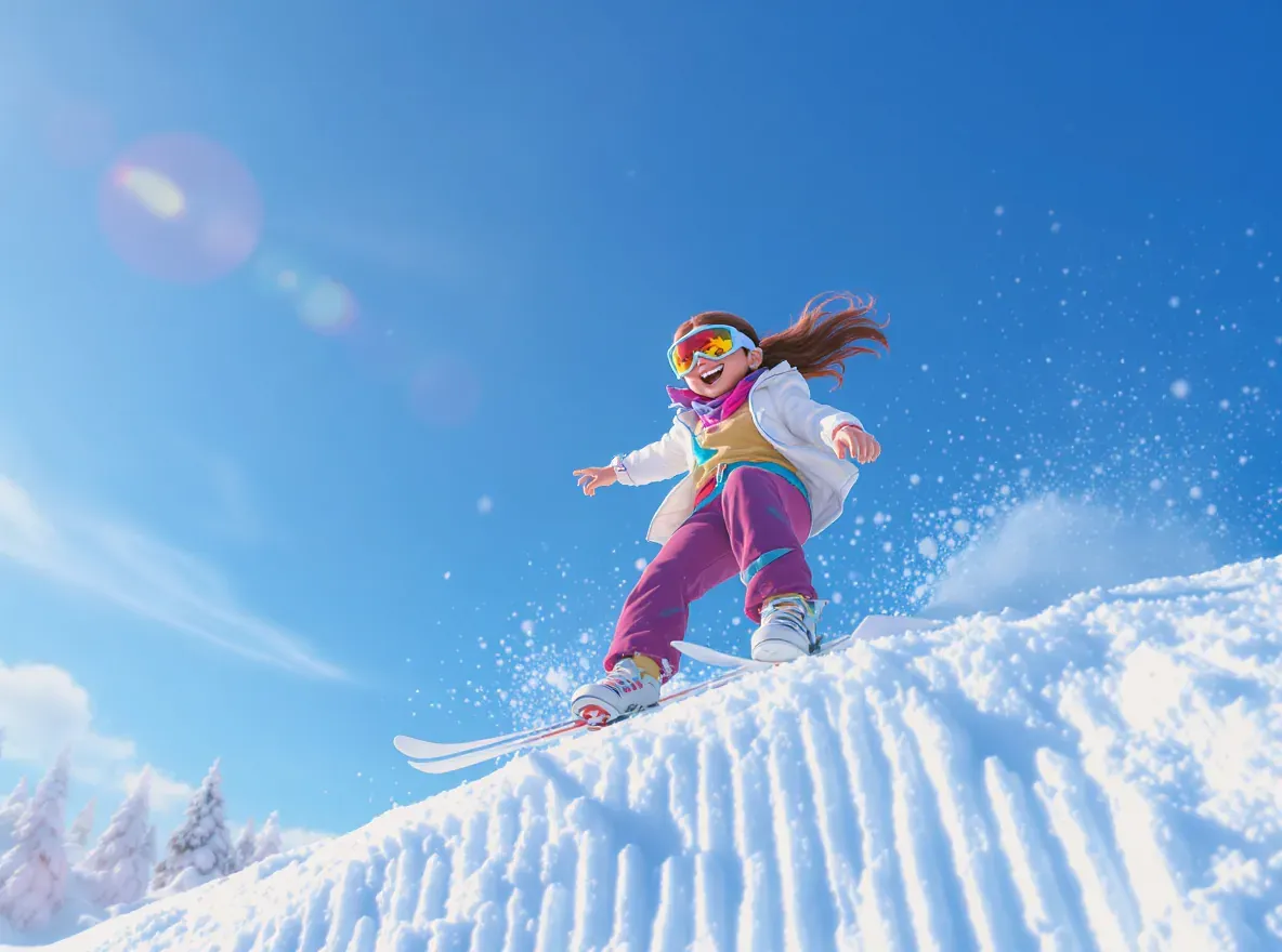 entrpreneuse qui fait du ski et qui ose se lancer