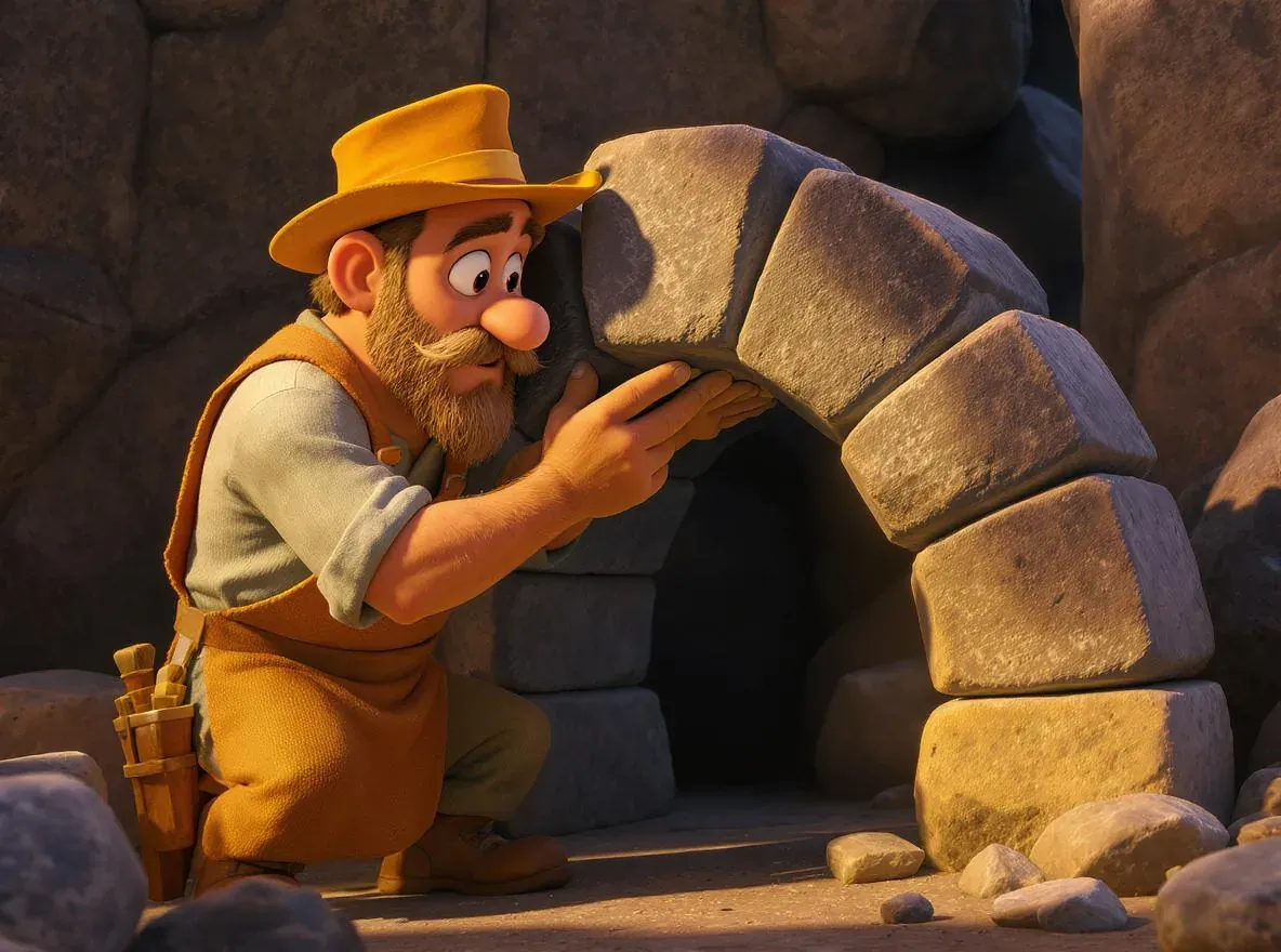 artisan qui construit une arche