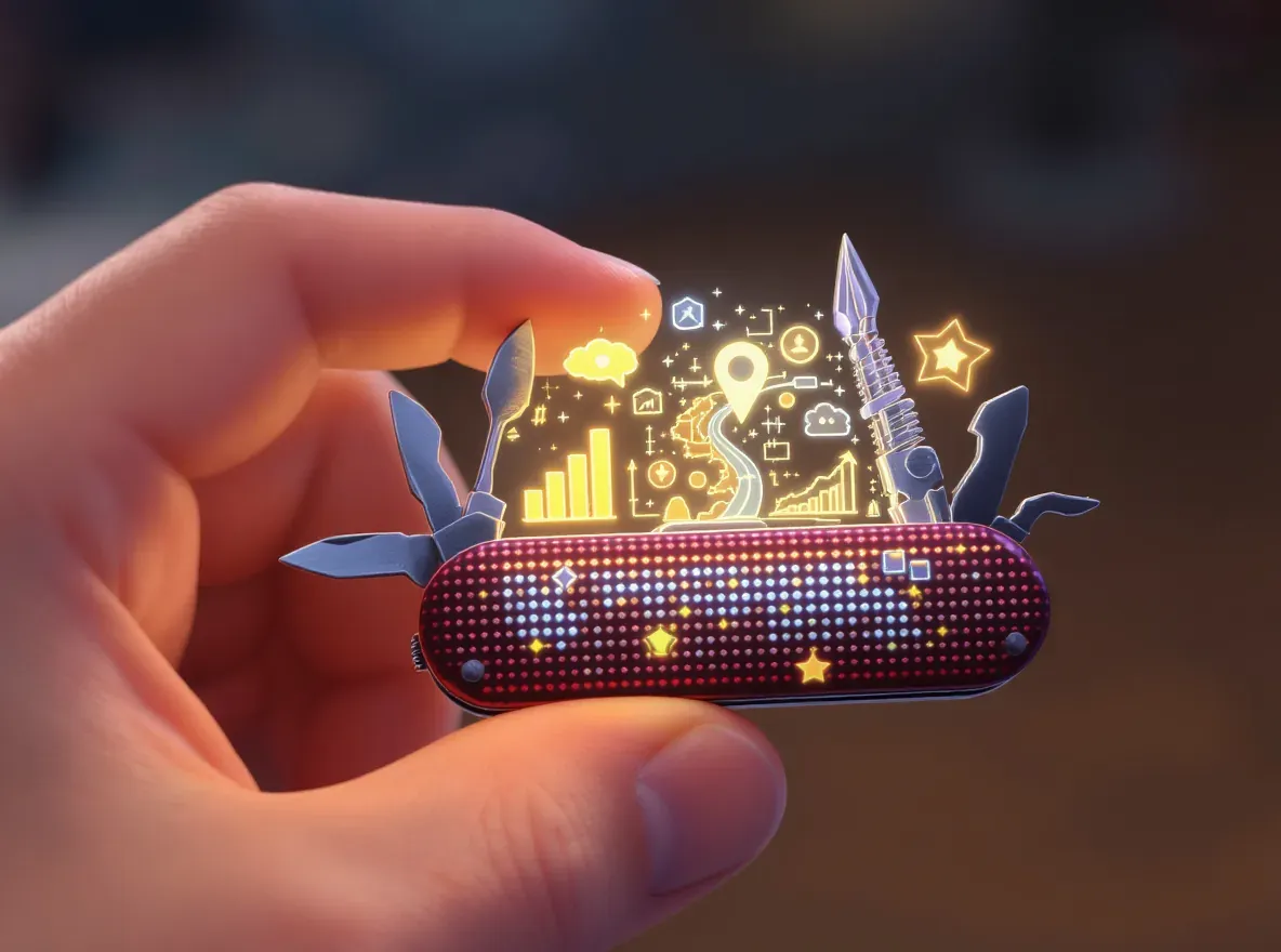 couteau suisse d'outils digitaux