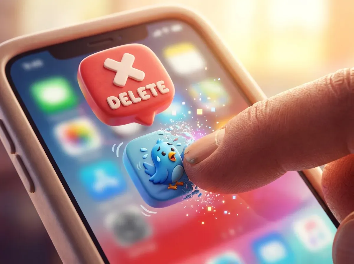 suppression d'applications mobiles