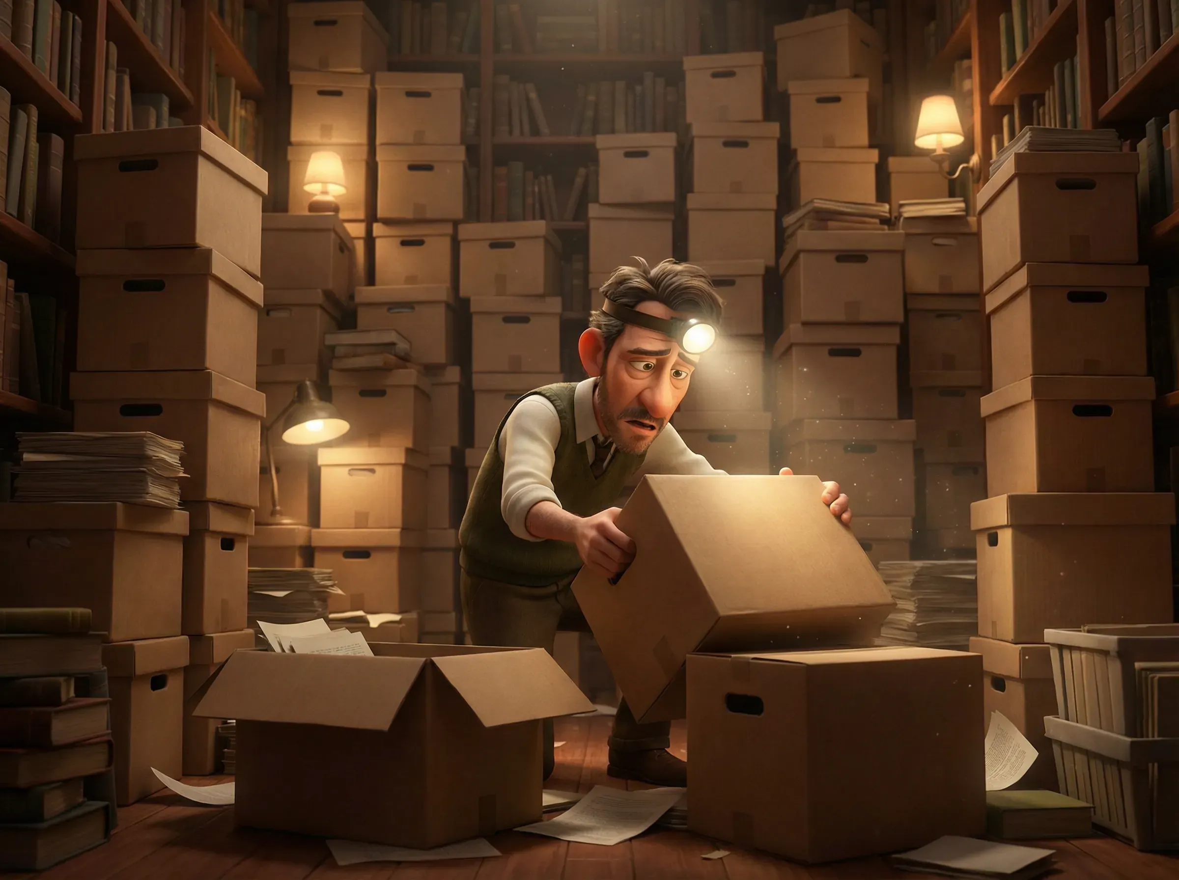 vieilles archives ou on ne retrouve rien