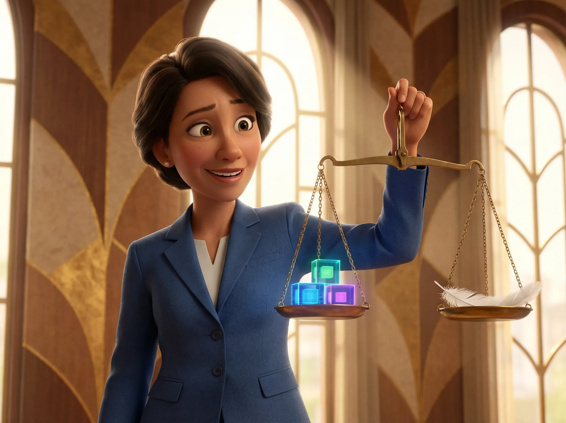 L'avocate équilibre intégrité et données numériques