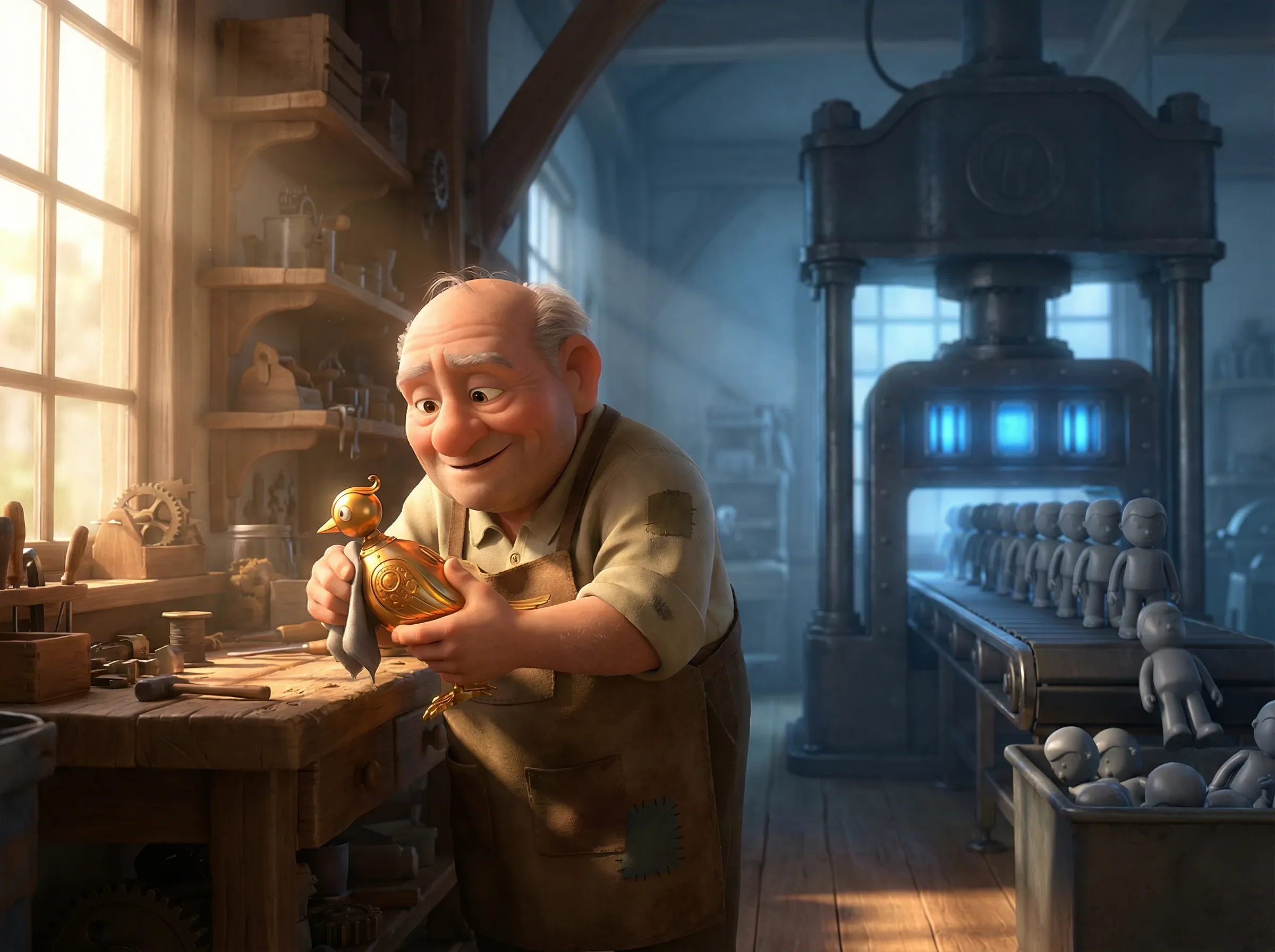 Artisanat vs production de masse : l'humain et la machine