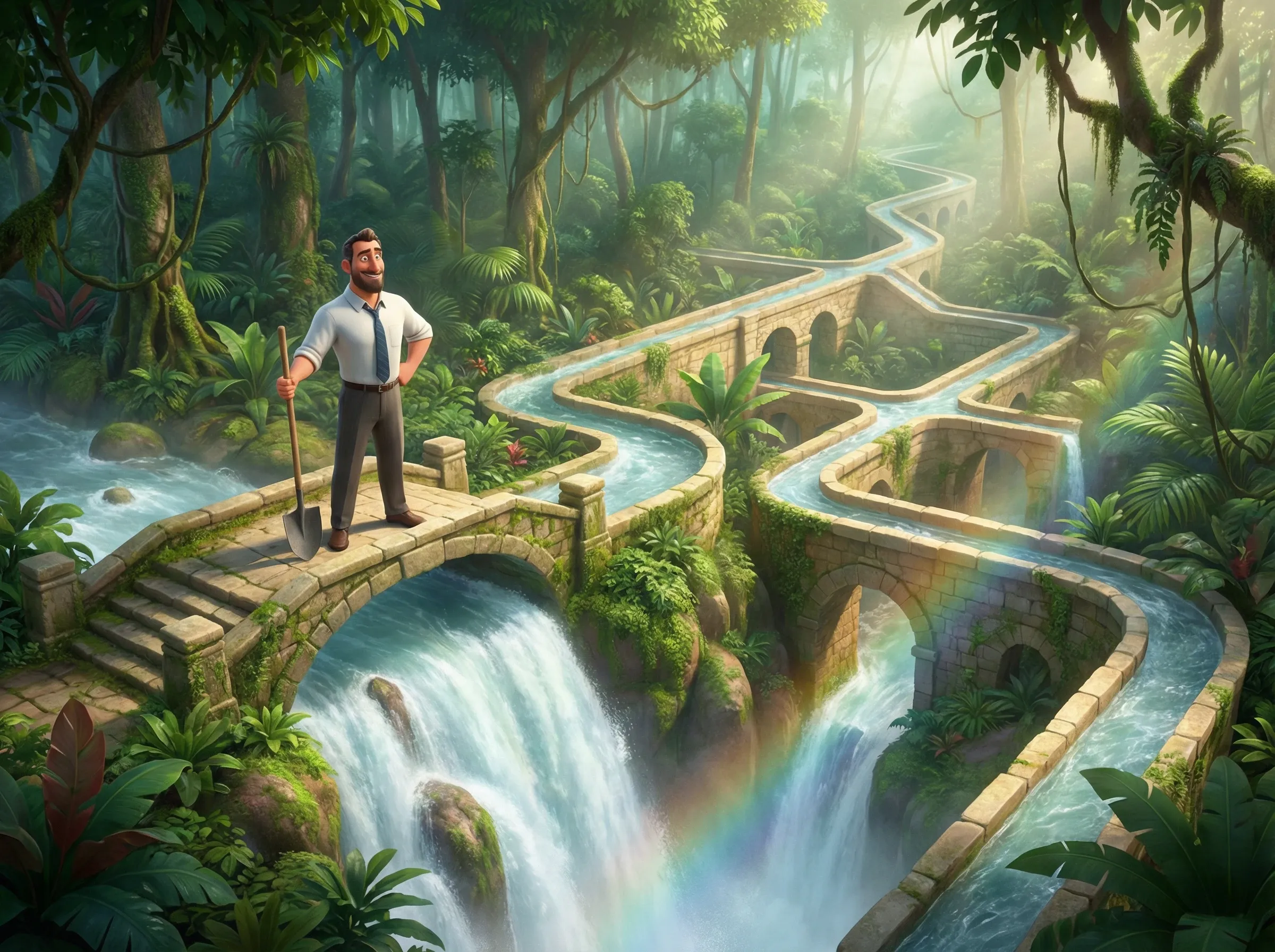 Ingénierie fluviale en forêt tropicale