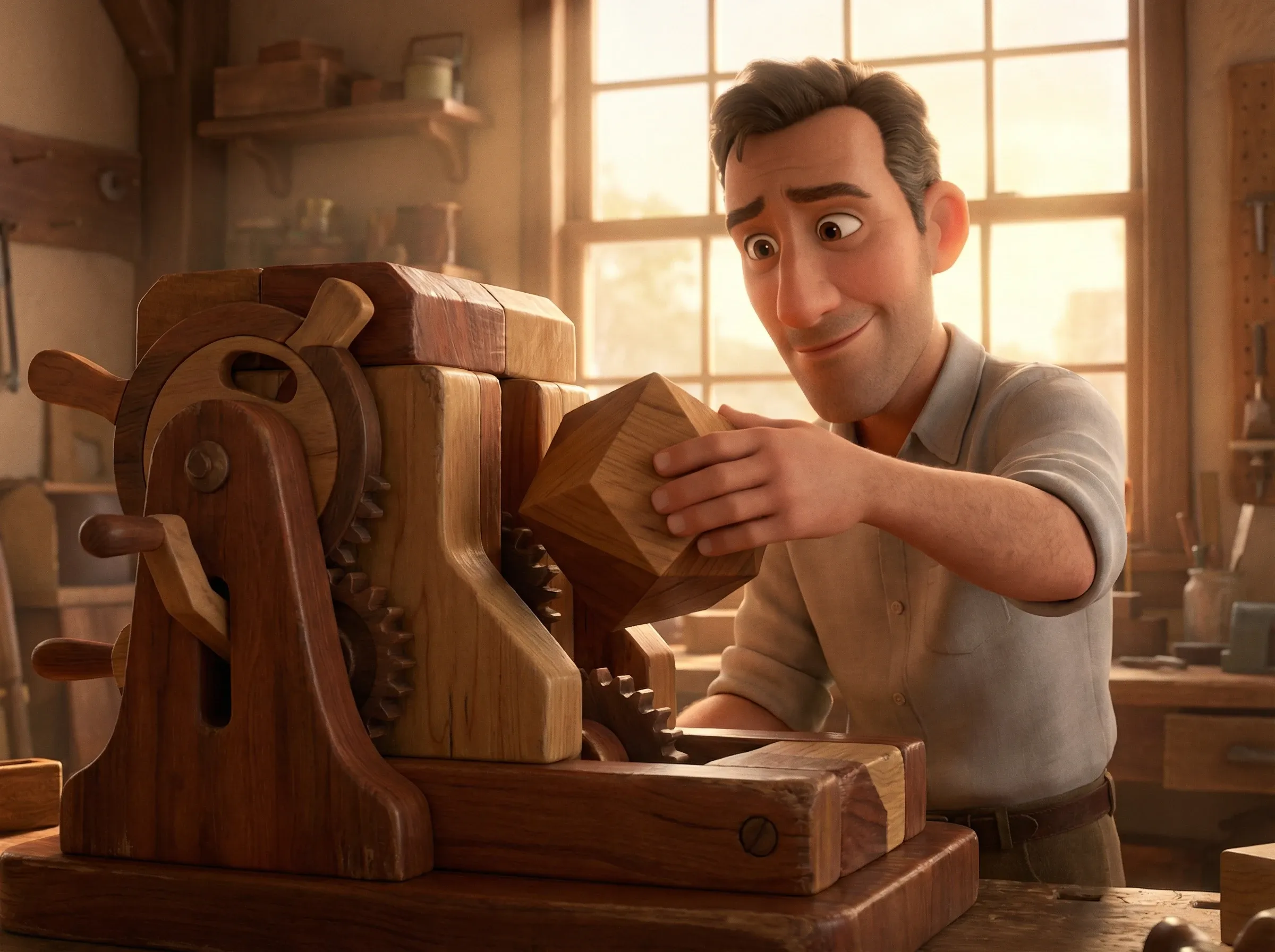 Assemblage précis d'une pièce en bois