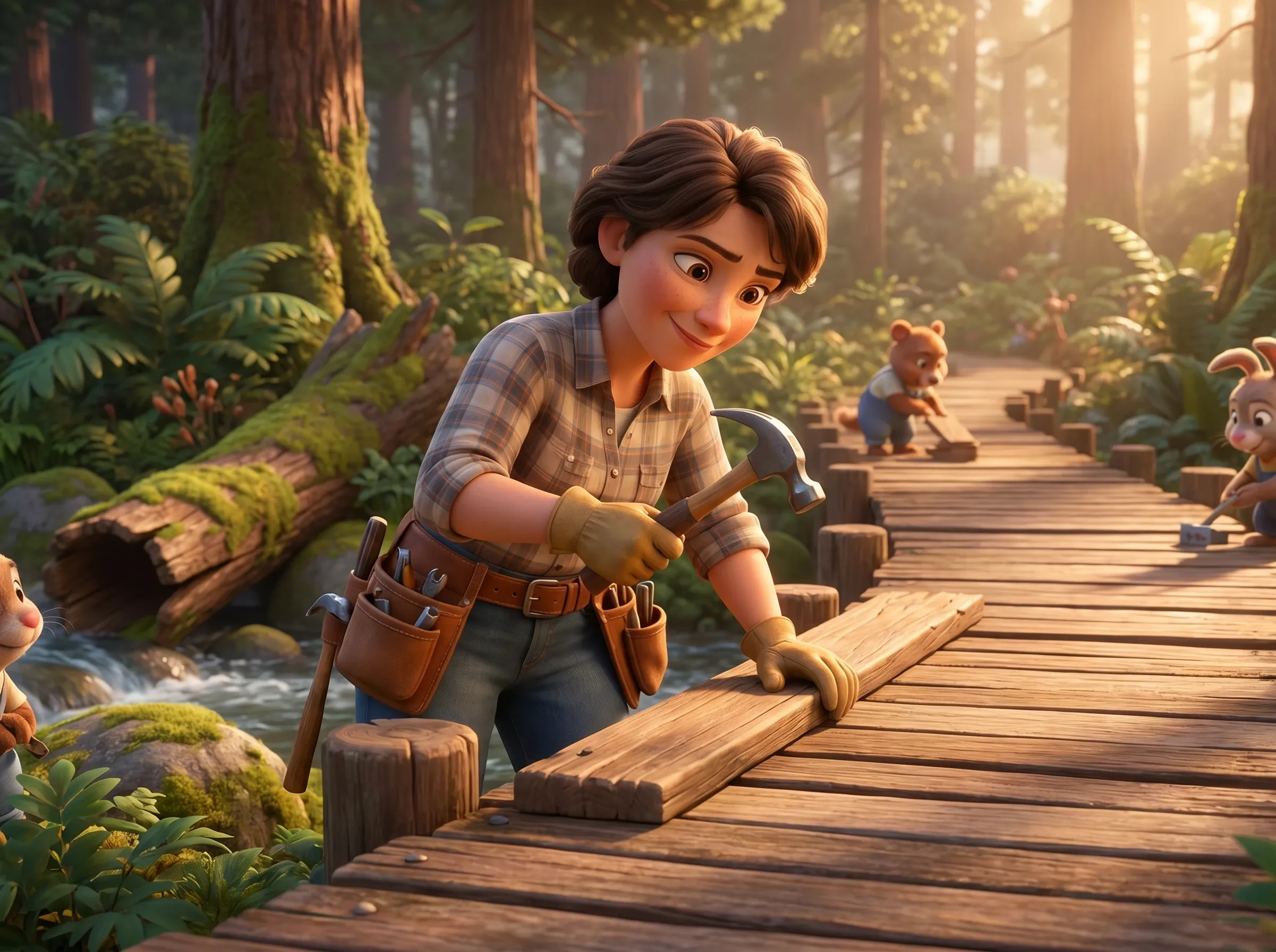 Réparer un ponton en bois