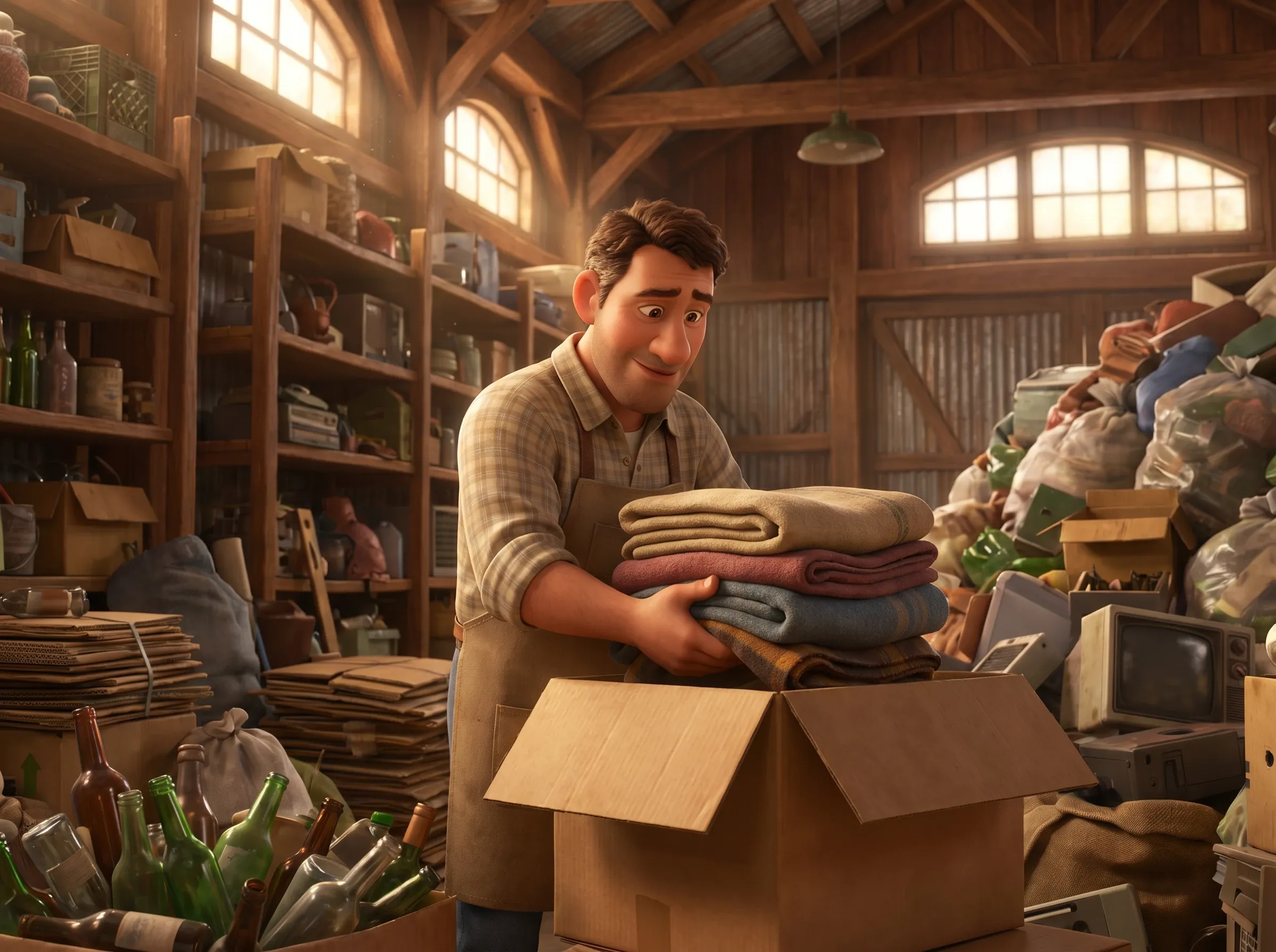 Triage de marchandises en entrepôt