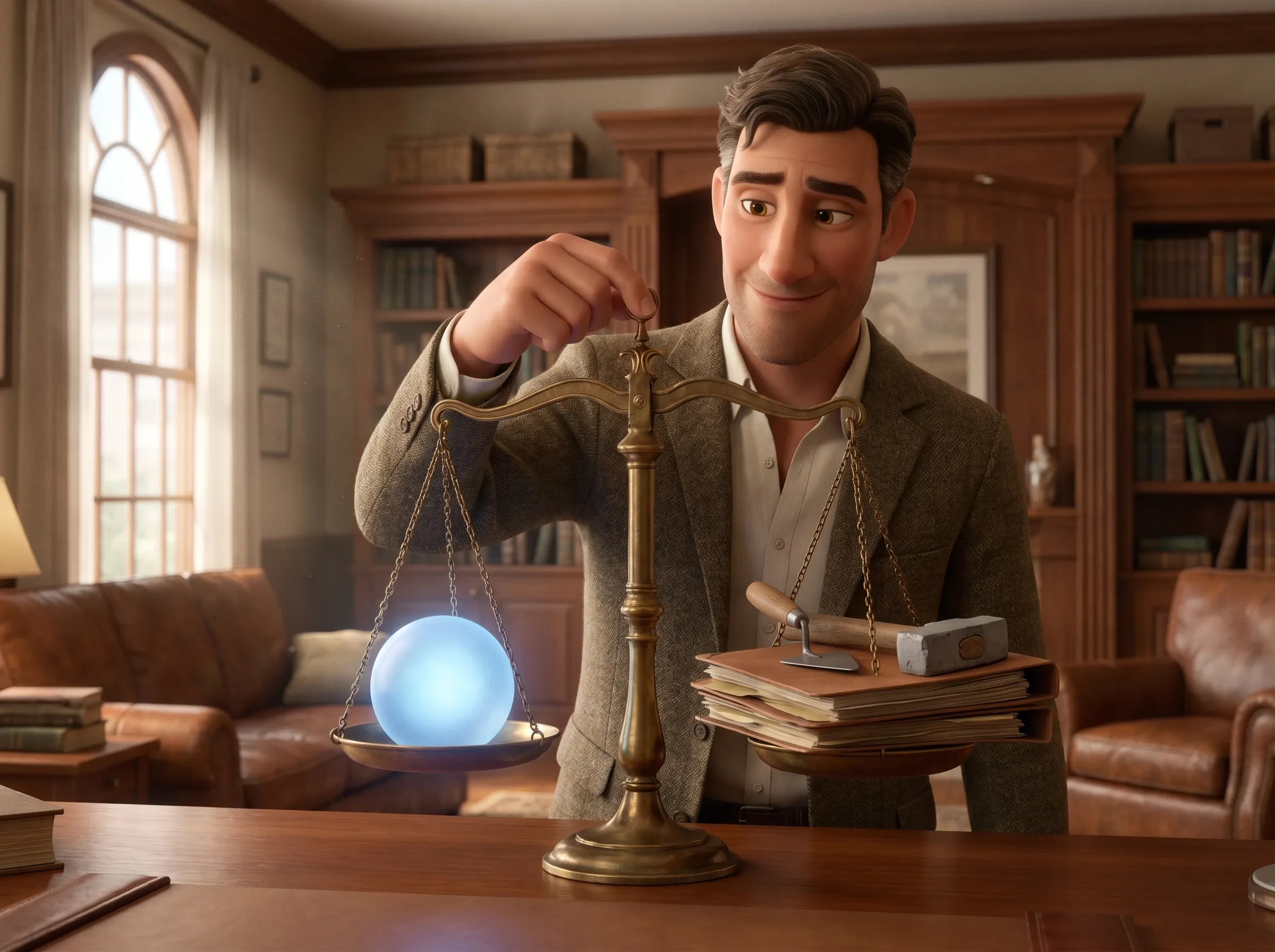 Équilibrer l'immatériel et le concret