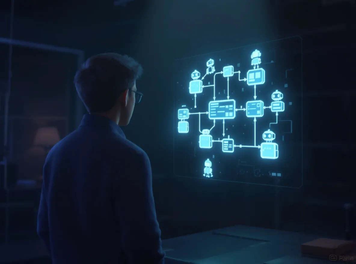 Supervision stratégique de l'automatisation holographique