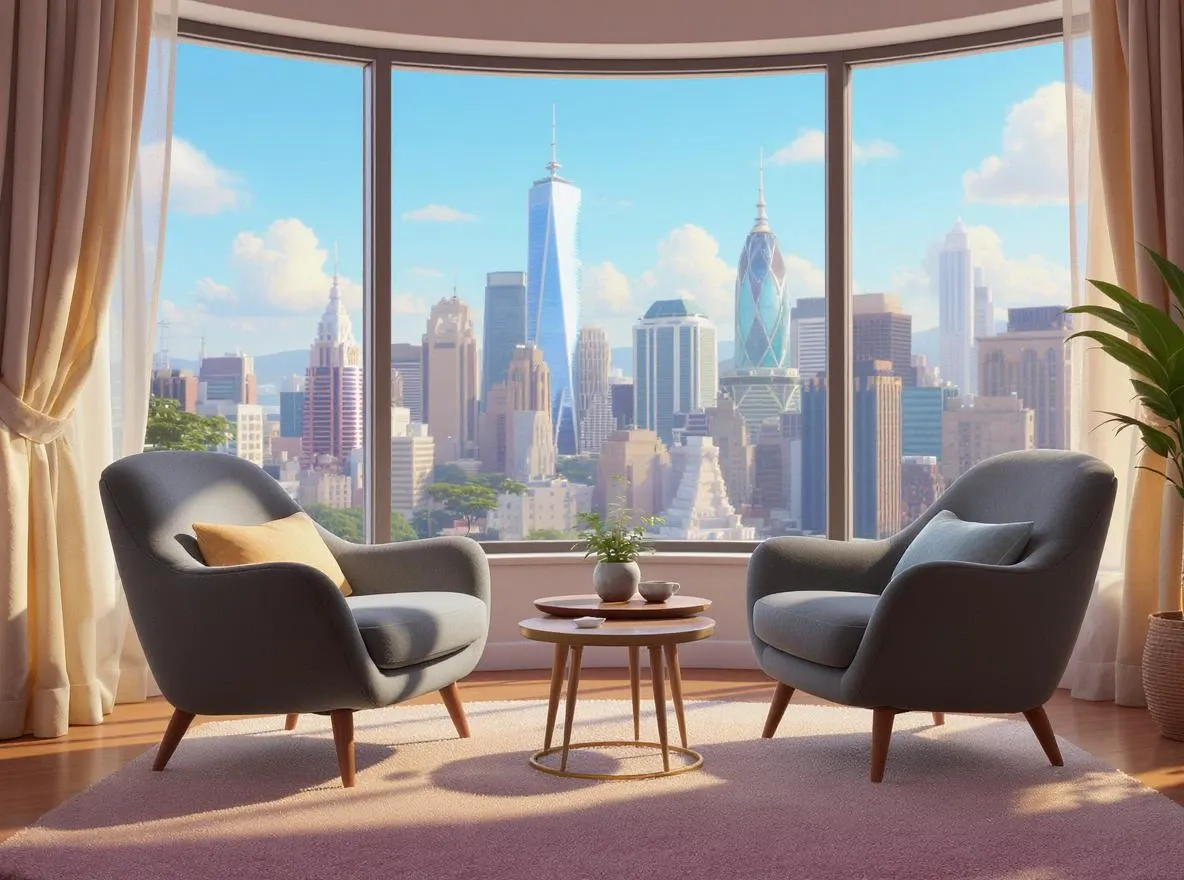 Discussion sereine en ville