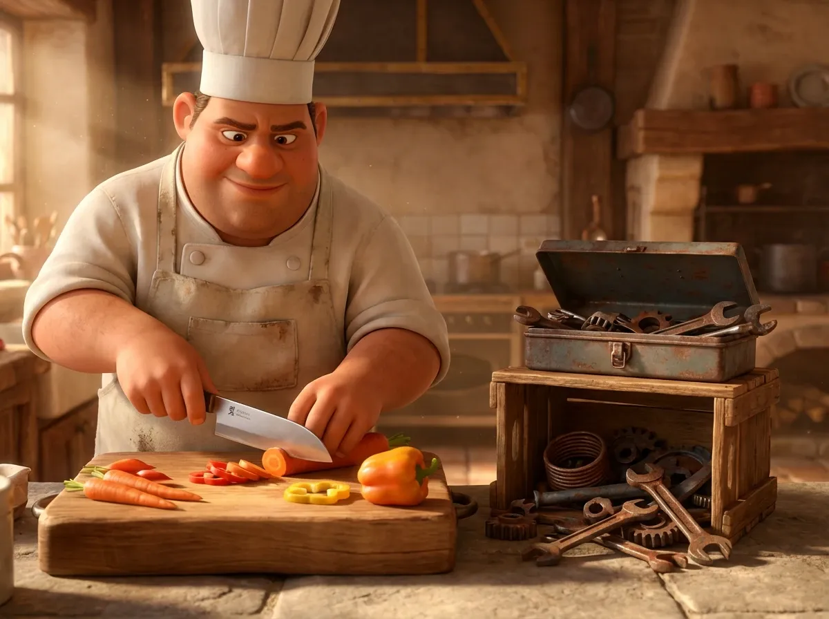 Maîtrise culinaire: L'outil juste, la simplicité