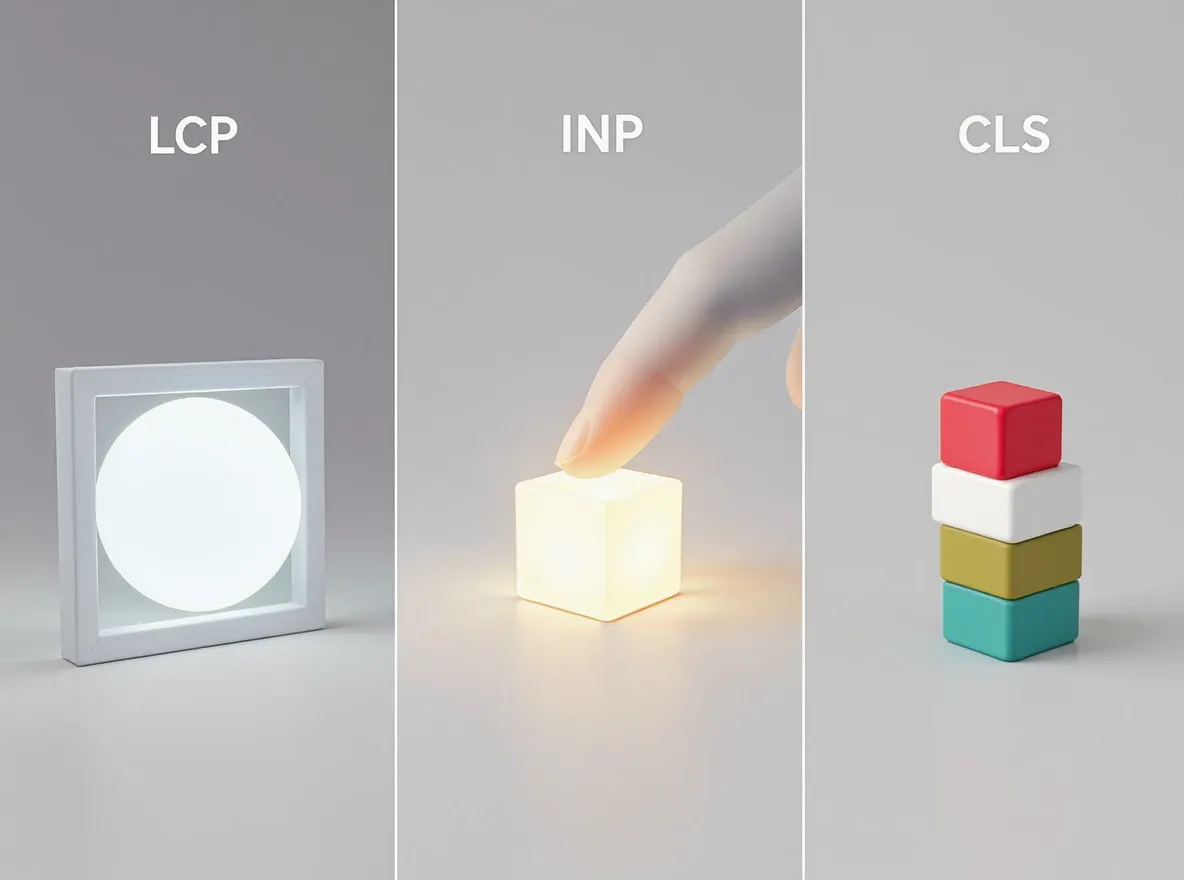 LCP, INP, CLS en visualisation 3D