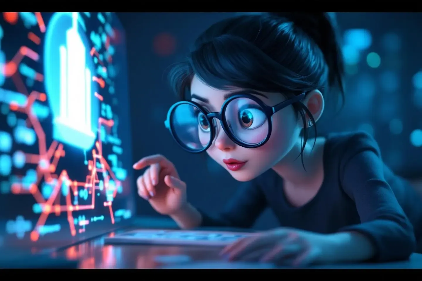 Dirigeante inspecte réseau toxique