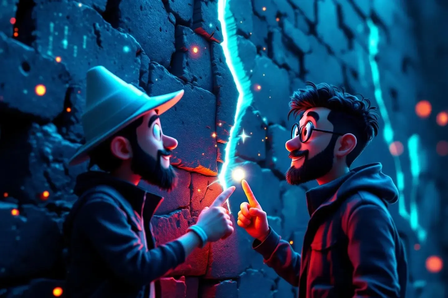 Collaboration cybersécurité: expert et entrepreneur