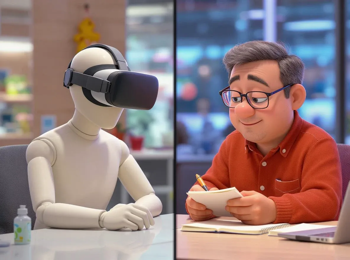 VR vs réalité au travail