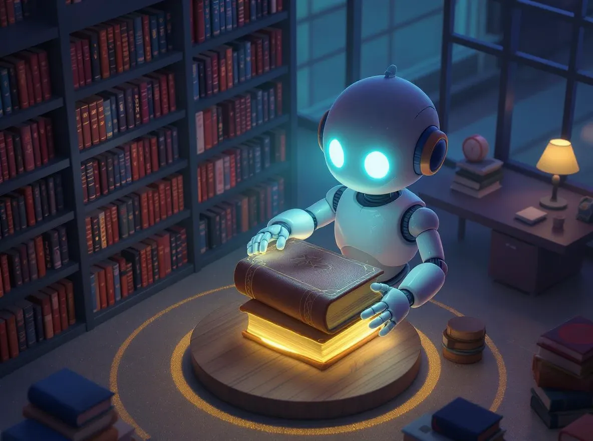 Robot littéraire futuriste