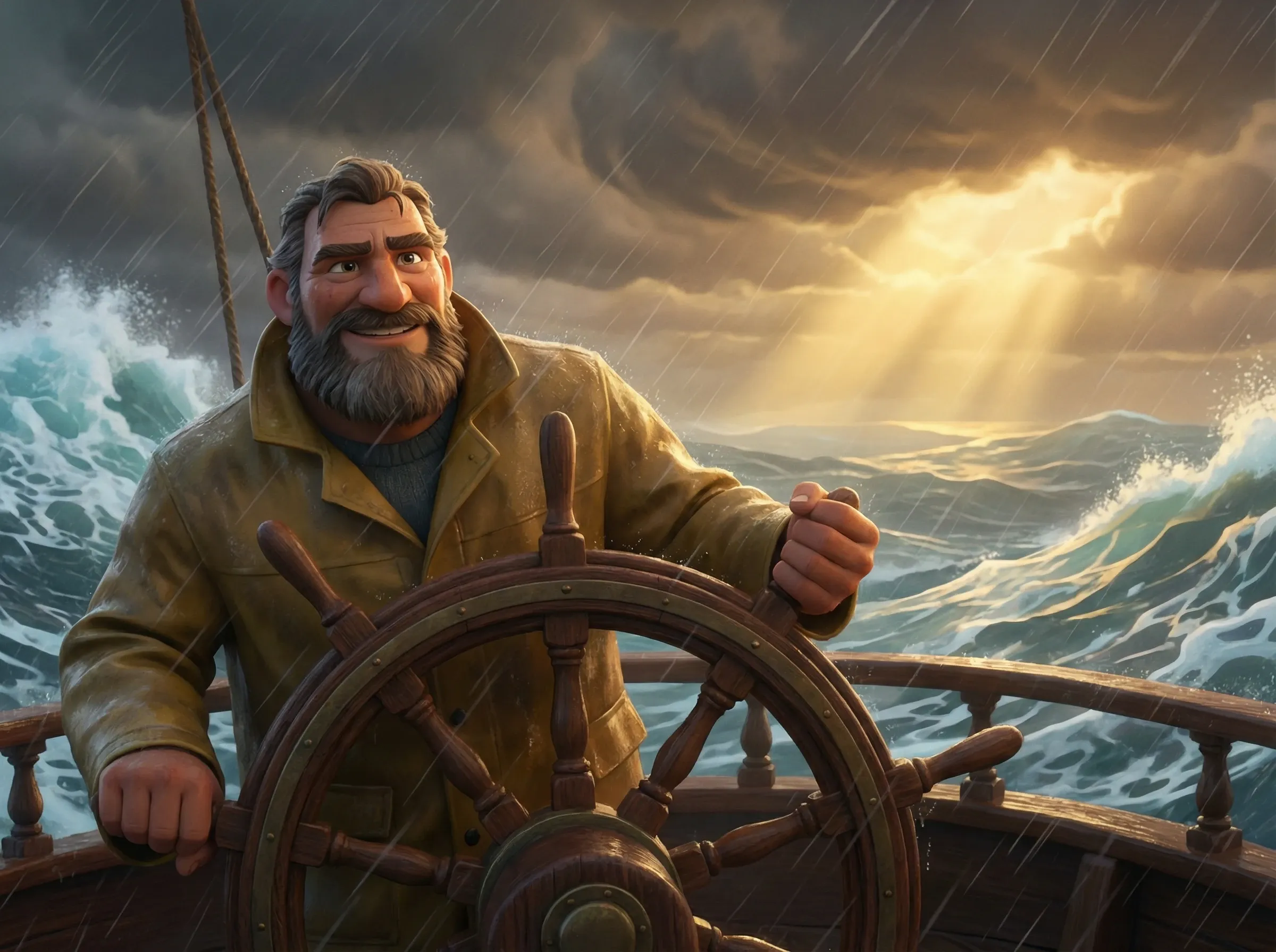 Capitaine face à la tempête, l'horizon s'éclaircit