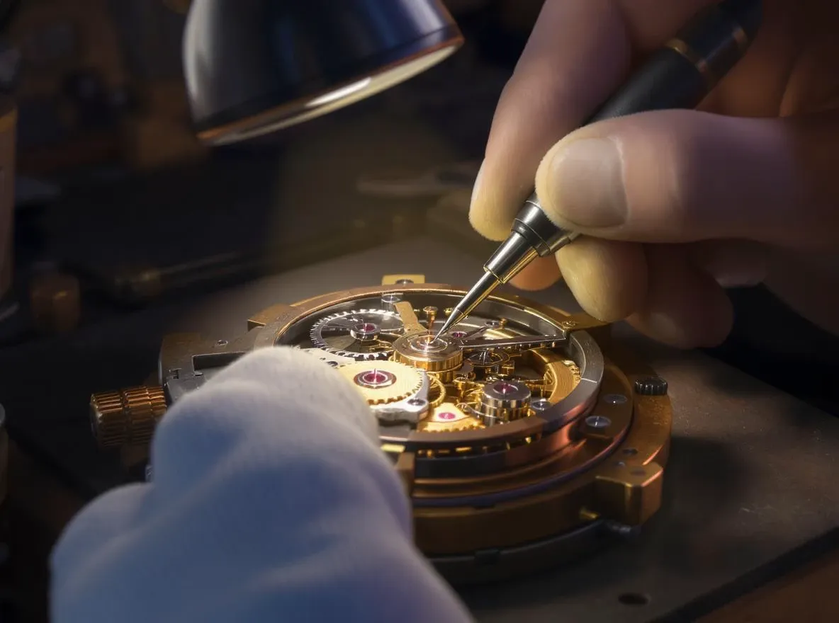 Précision horlogère: mécanisme de montre