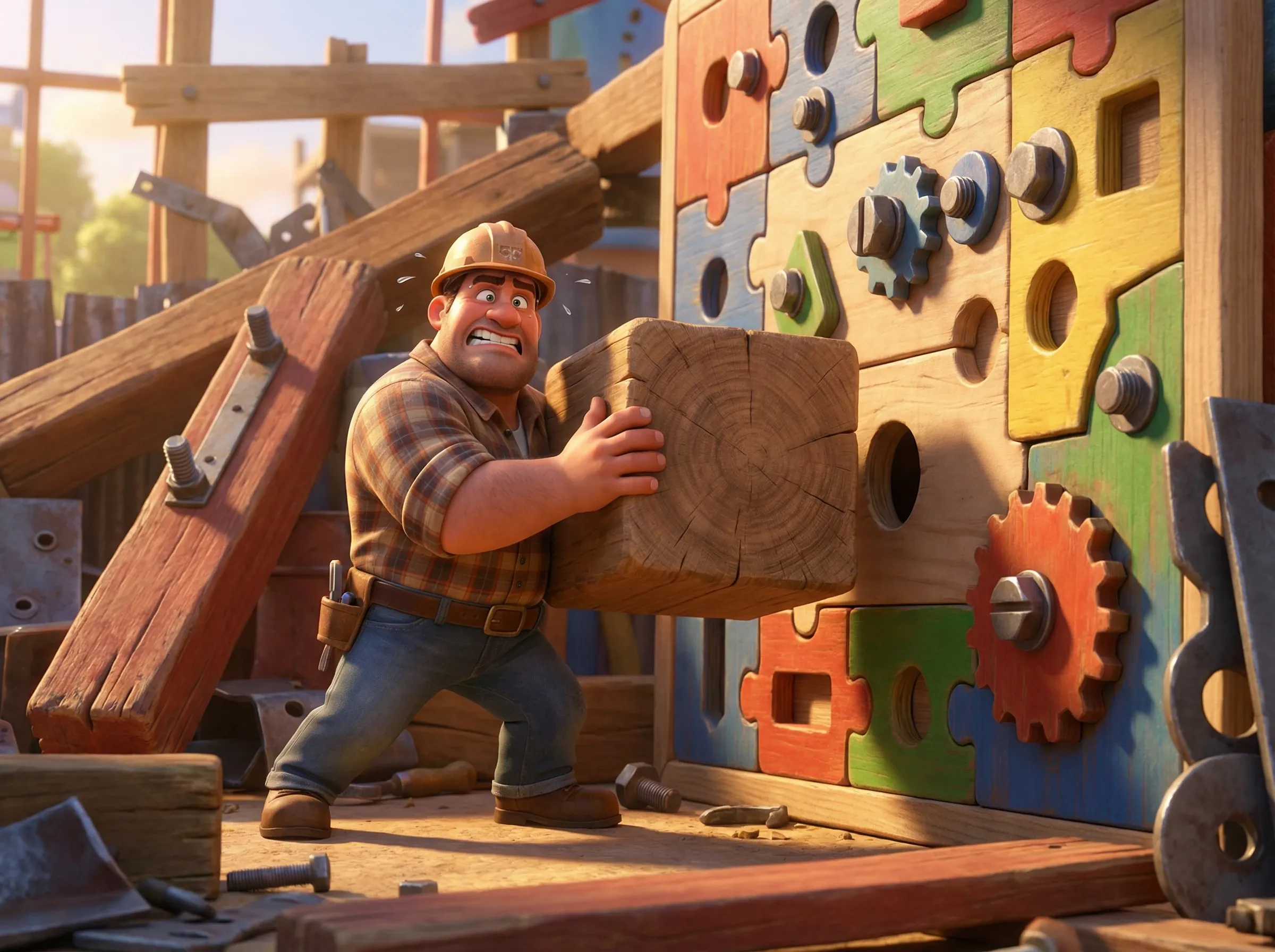 Rond dans un carré : Enfantin défi de logique