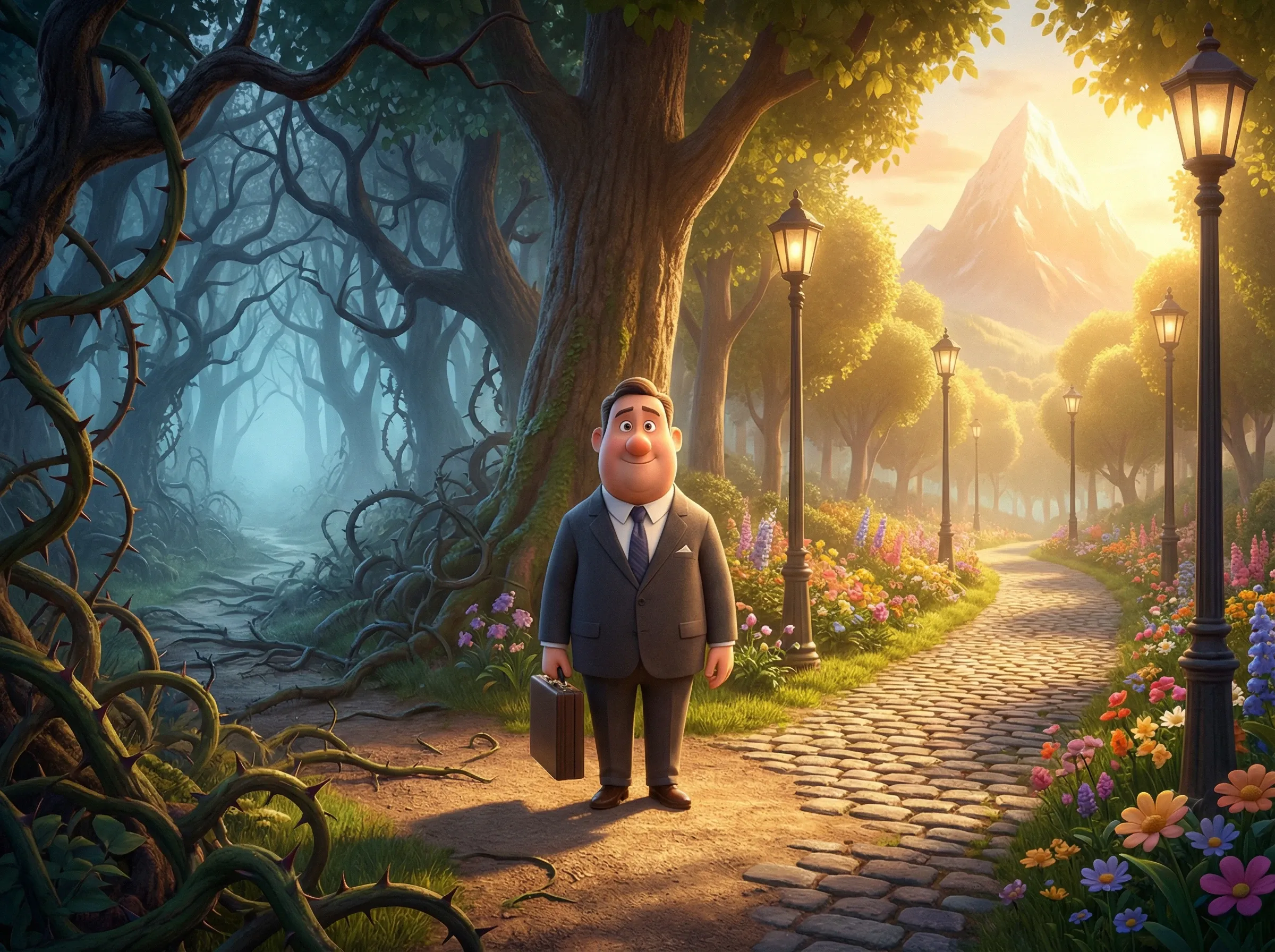 Choix de chemins: clarté ou obstacles