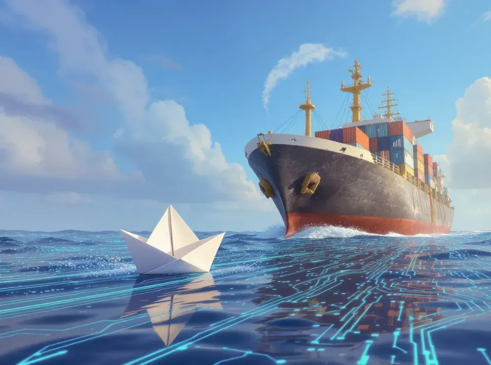 bateau en origami