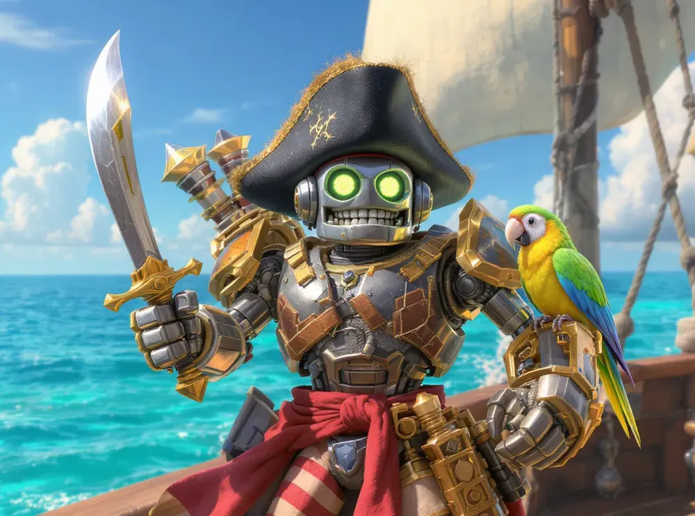 robot pirate