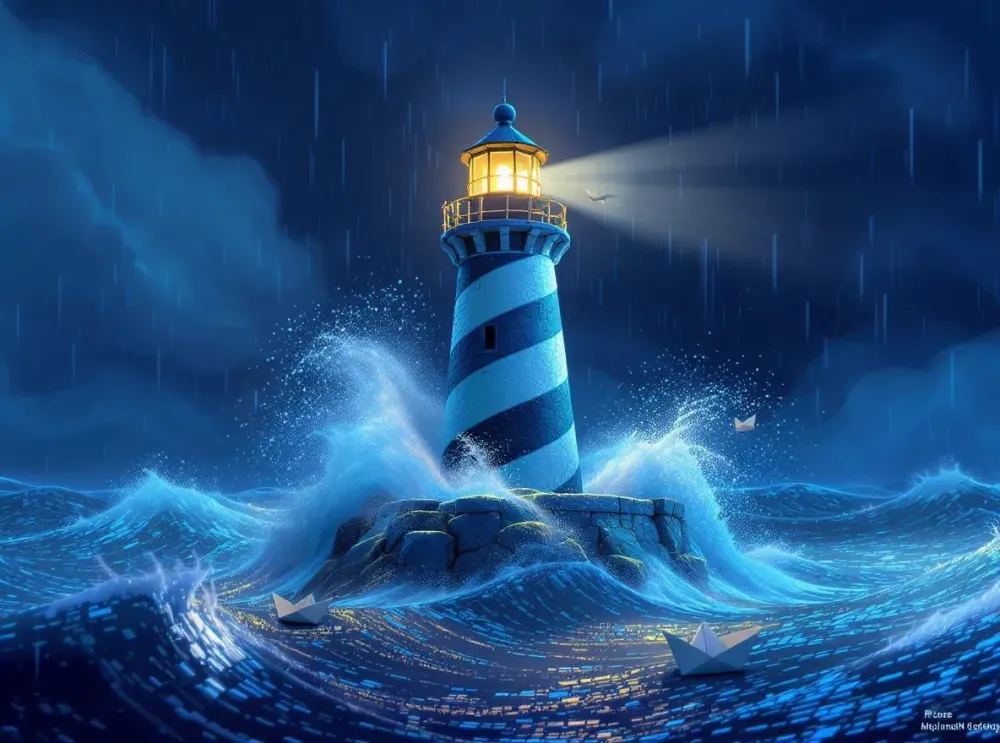 Phare numérique stable au cœur de la tempête