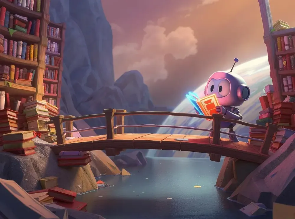 Pont numérique robot-bibliothèque