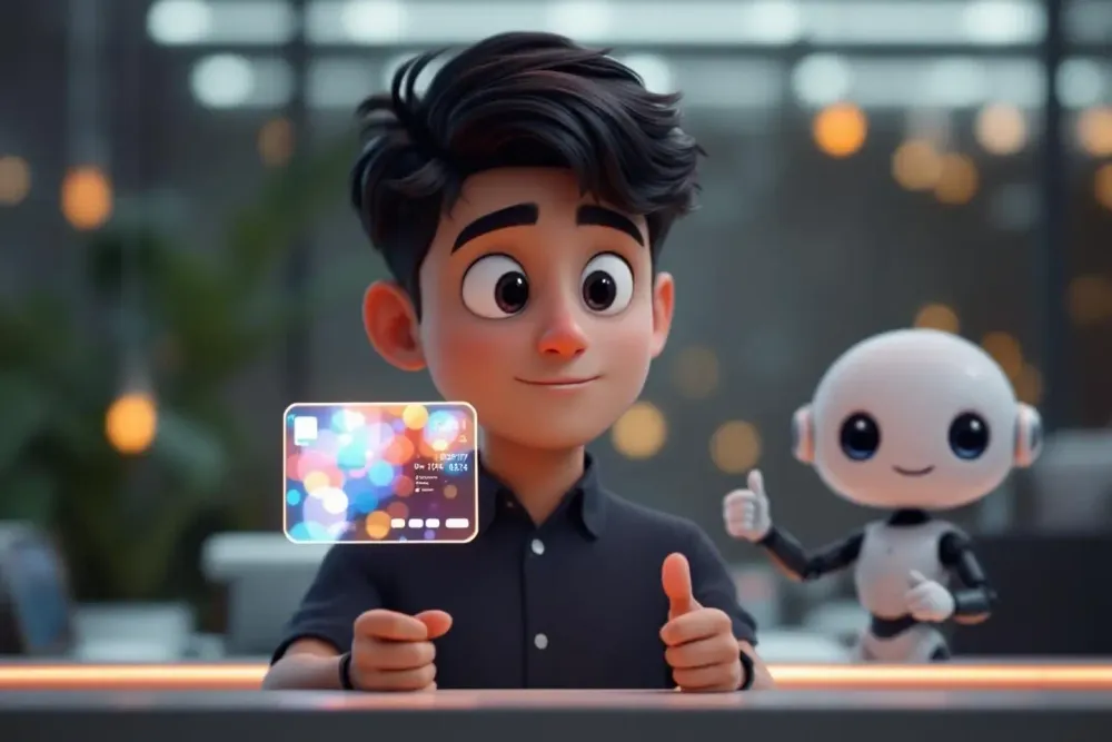 Validation ID numérique futuriste