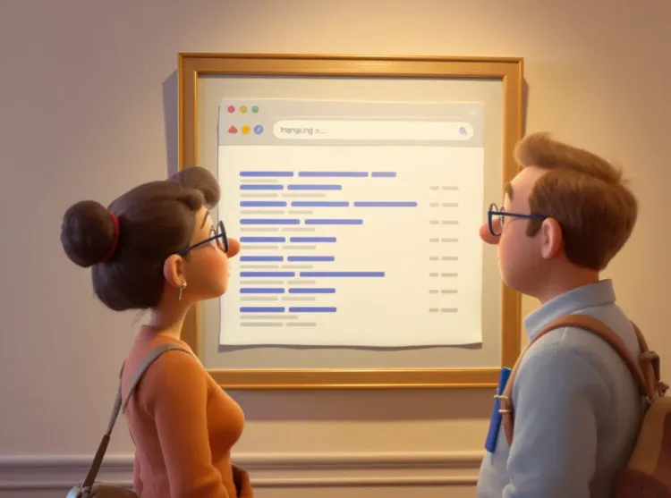 musée avec des anciens liens hypertext