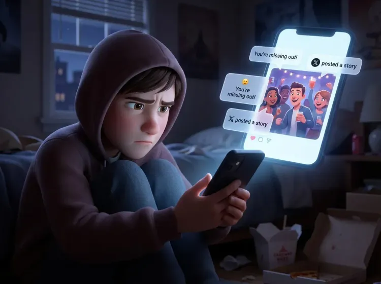 Effet FOMO dans une application mobile