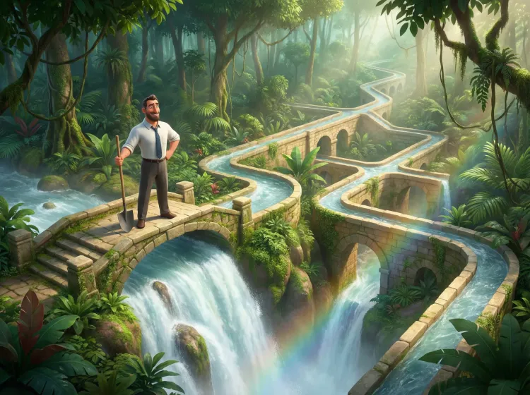 Ingénierie fluviale en forêt tropicale