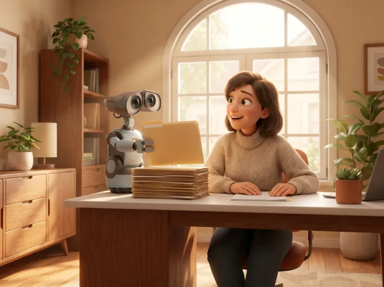 Organisation de dossiers assistée par robot