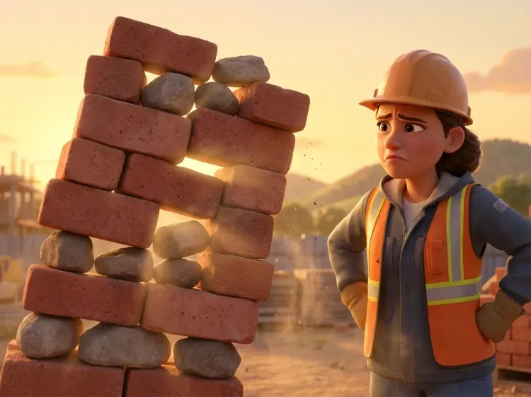 Architecte déçue par une construction sans ciment