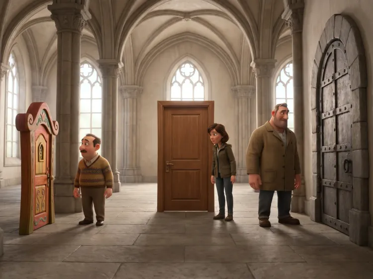 Trois portes, trois choix