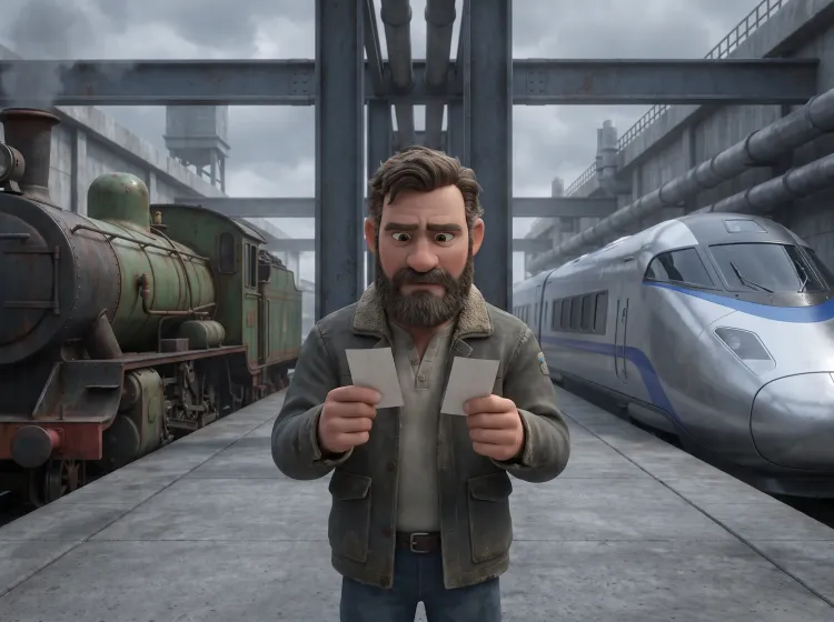 Deux époques ferroviaires: l'homme et ses billets
