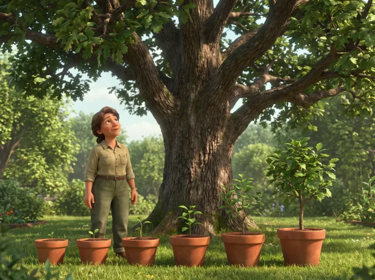 De la graine à l'arbre : la vie en croissance