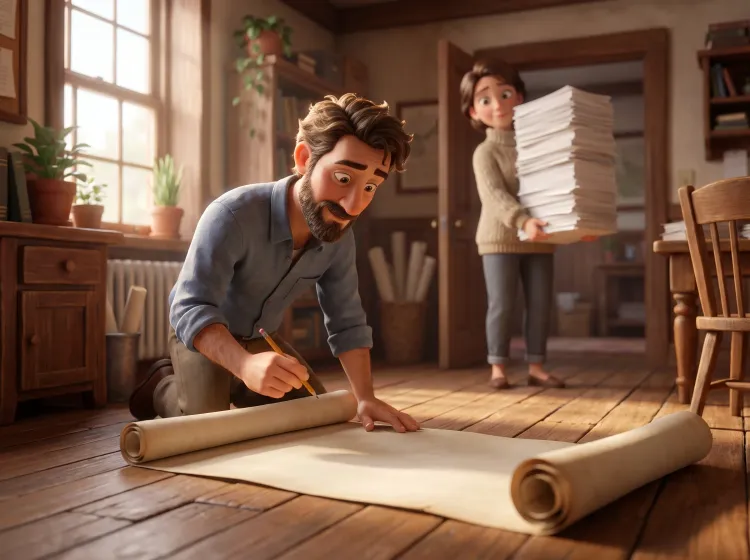 Homme et listes interminables