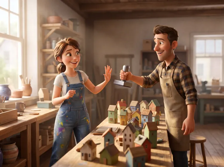 Refus du standard pour maisons miniatures variées