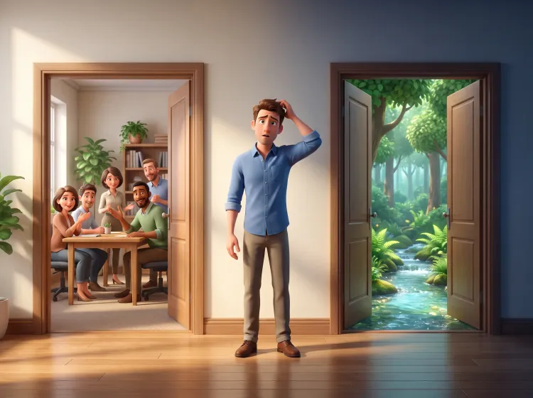 Dilemme: Travail ou nature?