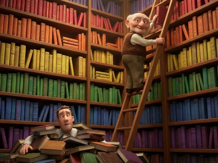 Sage bibliothécaire et chaos de livres