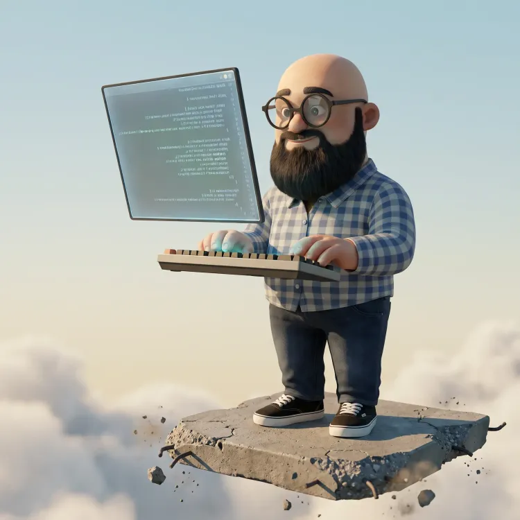 Sébastien version 3D sur une plateforme qui code