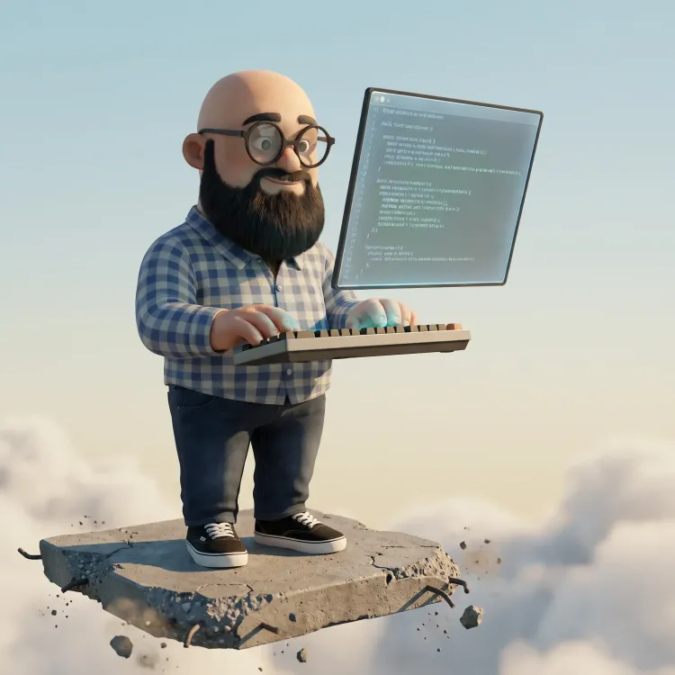Sébastien version 3D sur une plateforme qui code