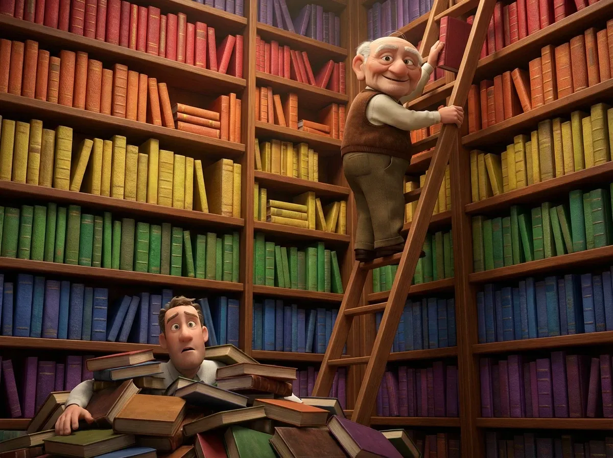 Sage bibliothécaire et chaos de livres