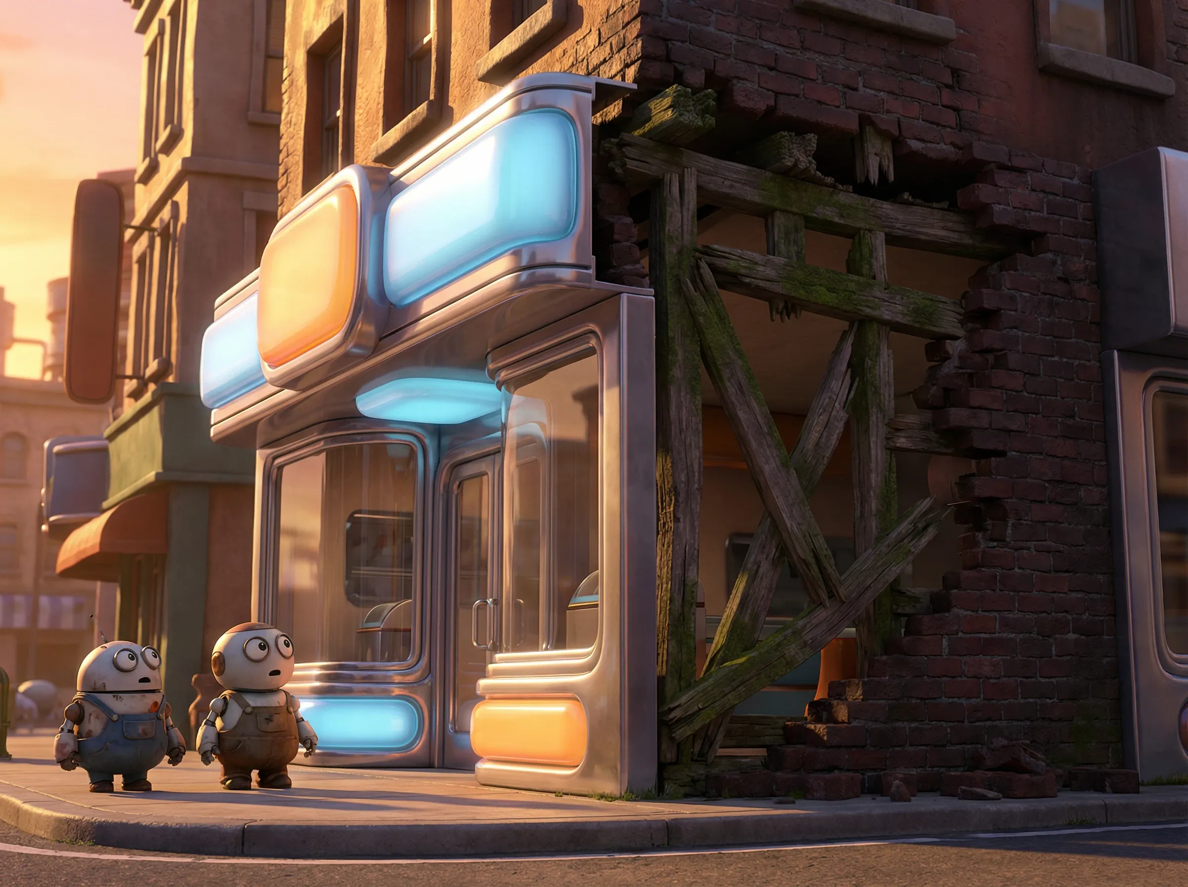 Façade chic, structure en ruine : le contraste caché