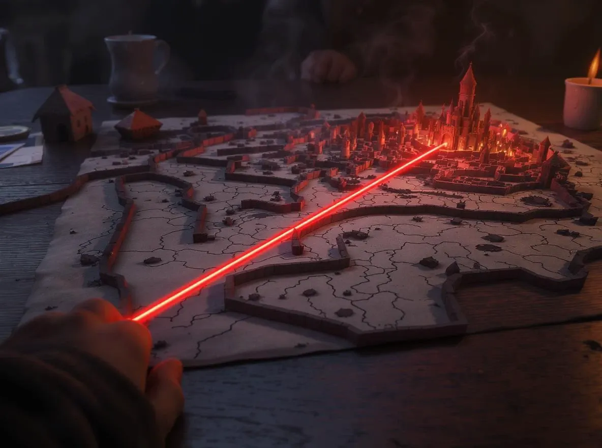 Plan forteresse: laser révèle sa brèche.