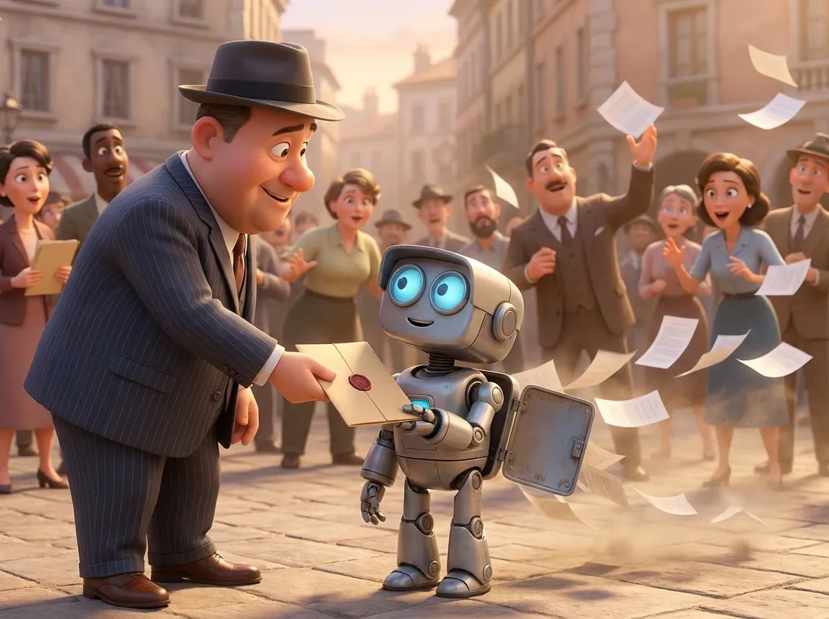 Transfert de données risqué à un robot défectueux